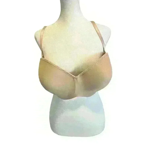 Maidenform Women's 40DD Padded Tan Bra with Adjustable/Removable Straps - Picture 4 of 9